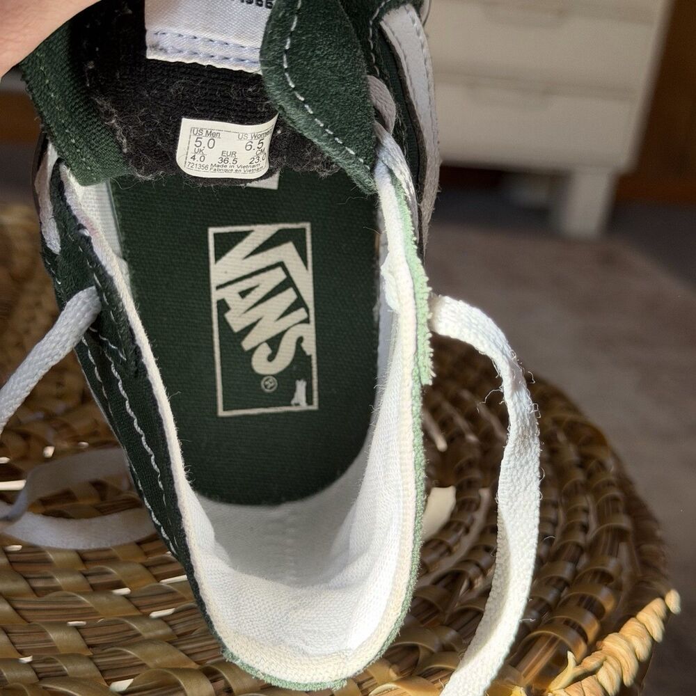 VANS SK8-HI TAPERED STACKFORM OSF SHOE Canvas Dark Green Floral Womens US 6.5 - Picture 11 of 16